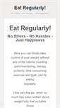 Mobile Screenshot of eatregularly.com