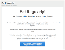 Tablet Screenshot of eatregularly.com
